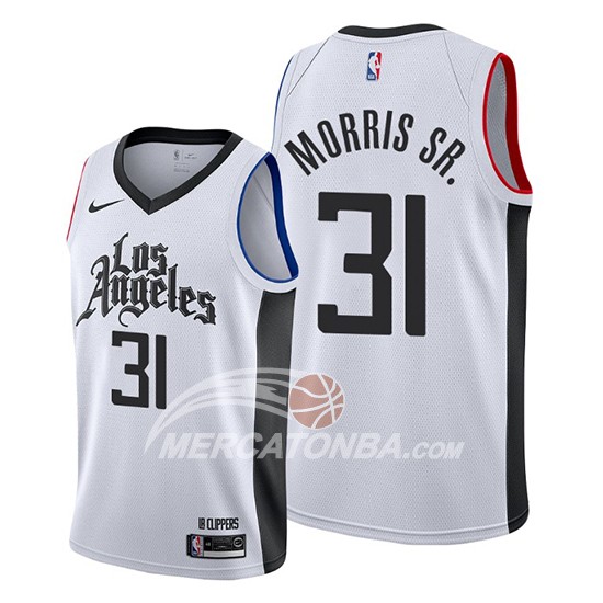 Maglia Los Angeles Clippers Marcus Morris Sr. Classic 2019-20 Bianco